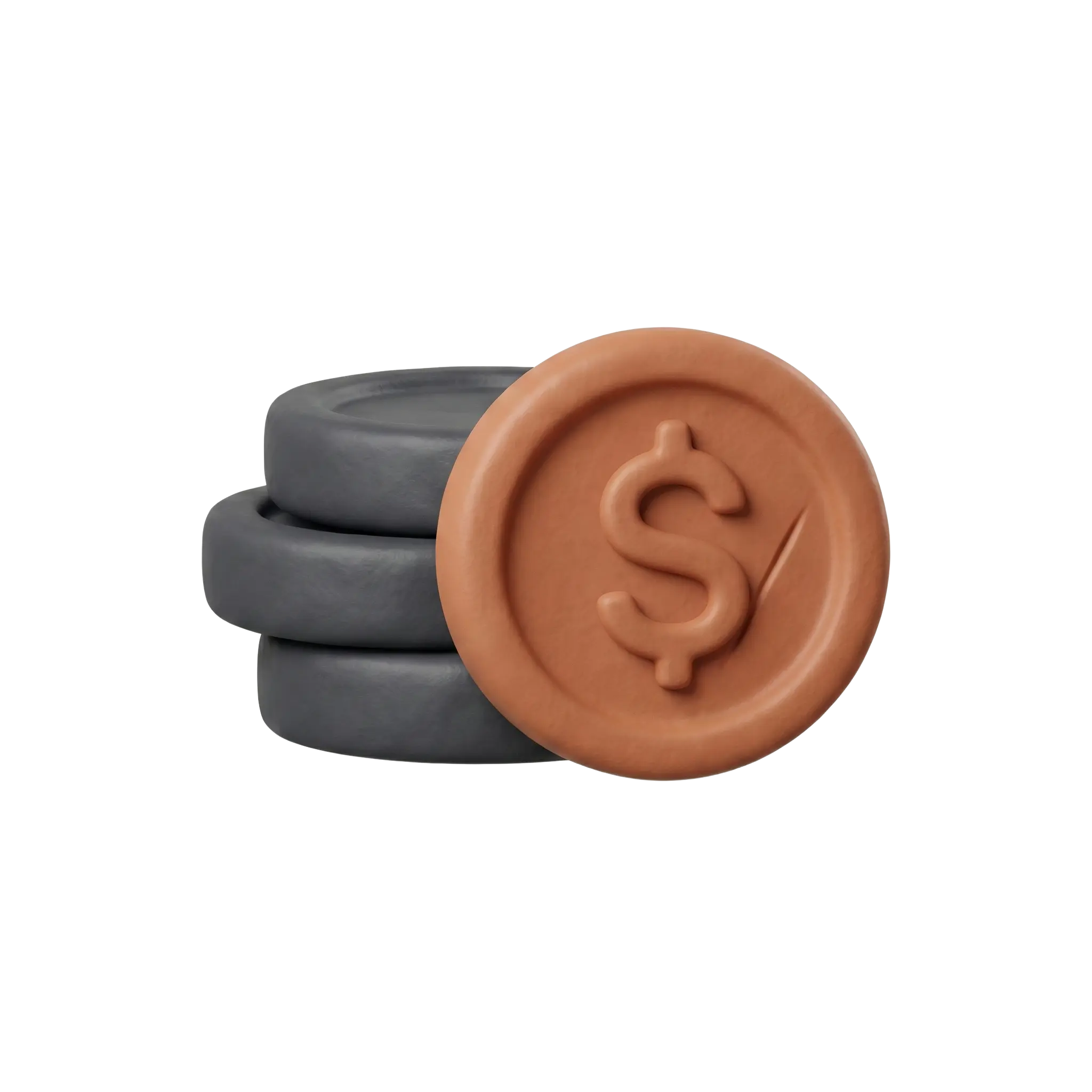 Clay-style illustration of fees included in the homm.ca offer