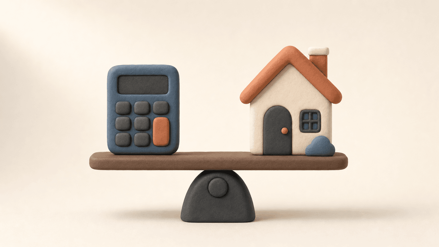 Clay calculator and small house weighing affordability