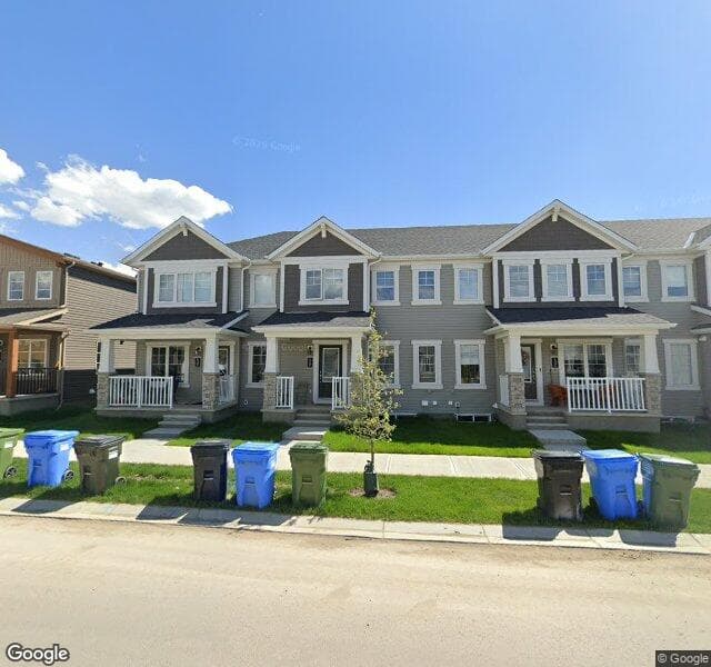Street view of 1387 148 Avenue NW, Calgary