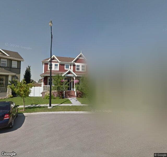 Street view of 116 Prestwick Manor SE, Calgary