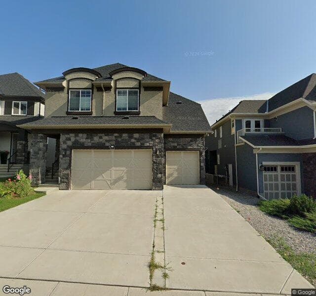 Street view of 299 Mahogany Manor SE, Calgary