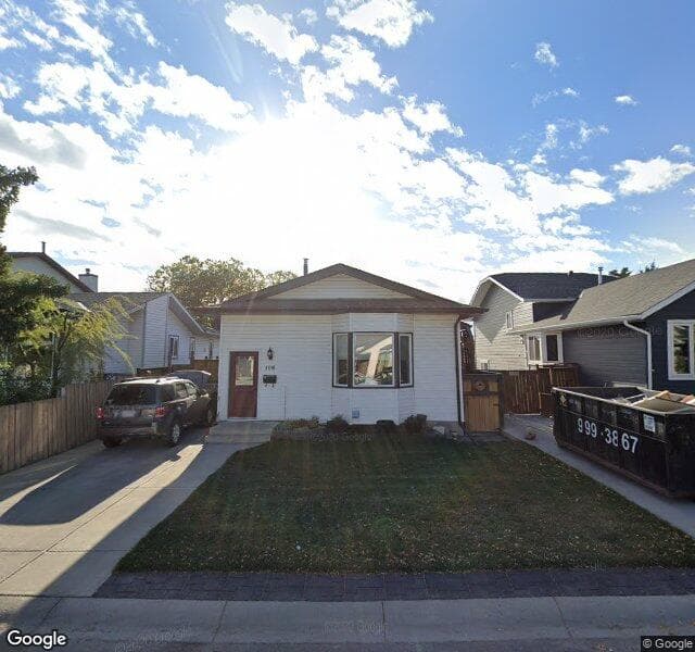Street view of 108 Riverbrook Way SE, Calgary