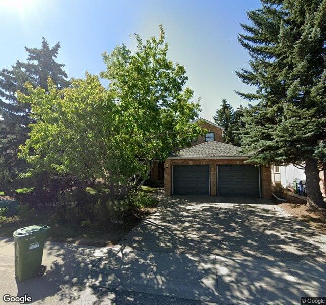 Street view of 6983 Christie Estate Boulevard SW, Calgary