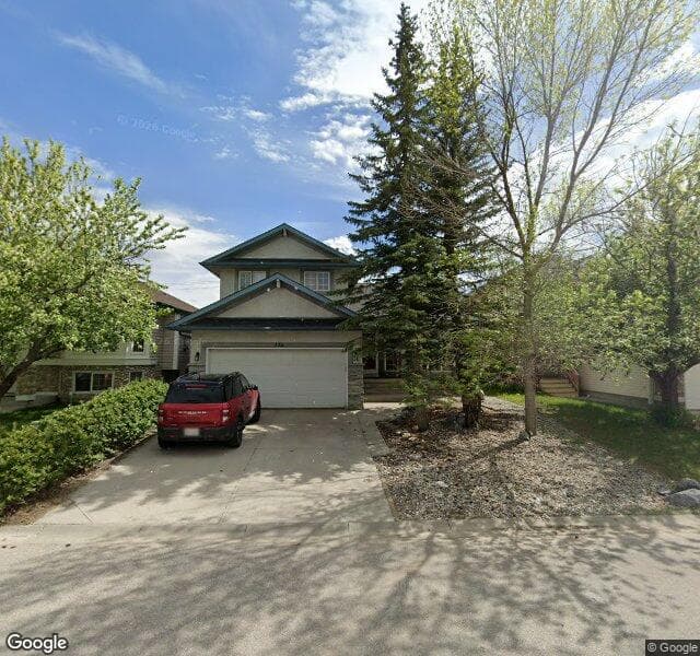 Street view of 125 Chaparral Road SE, Calgary