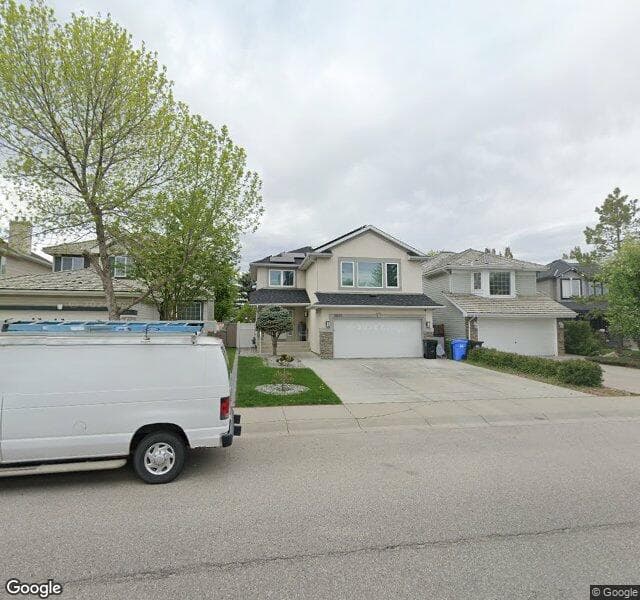 Street view of 18571 Chaparral Manor SE, Calgary