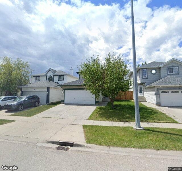 Street view of 1035 Coventry Drive NE, Calgary