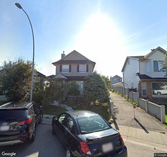 Street view of 105 Taravista Crescent NE, Calgary