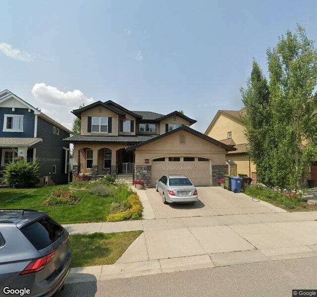 Street view of 185 Elgin Estates Park SE, Calgary