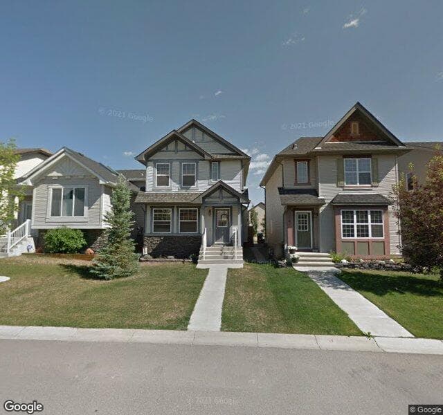 Street view of 242 Silverado Plains Close SW, Calgary