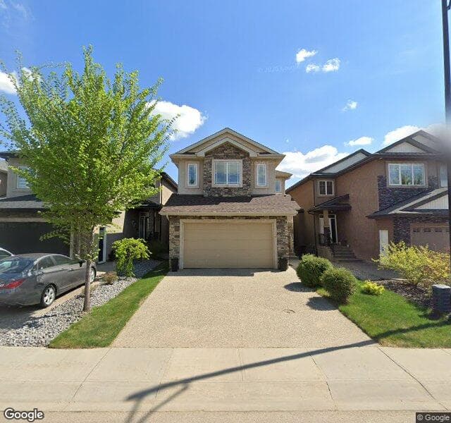 Street view of 610 Albany Way NW, Edmonton
