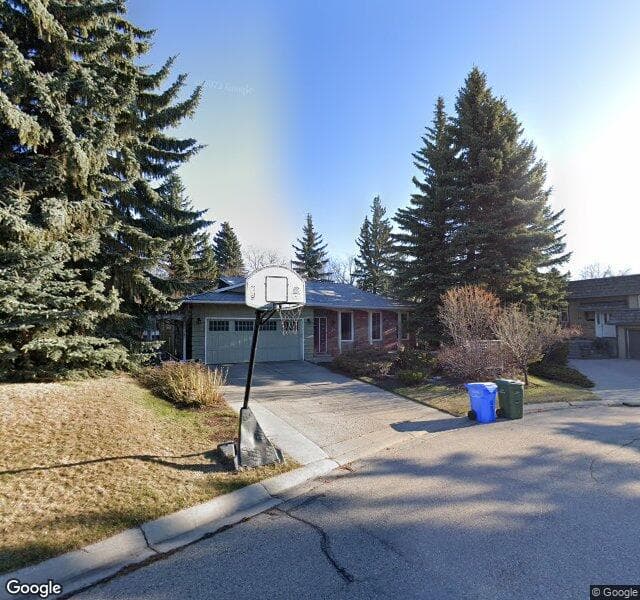 Street view of 16 Varsville Place NW, Calgary