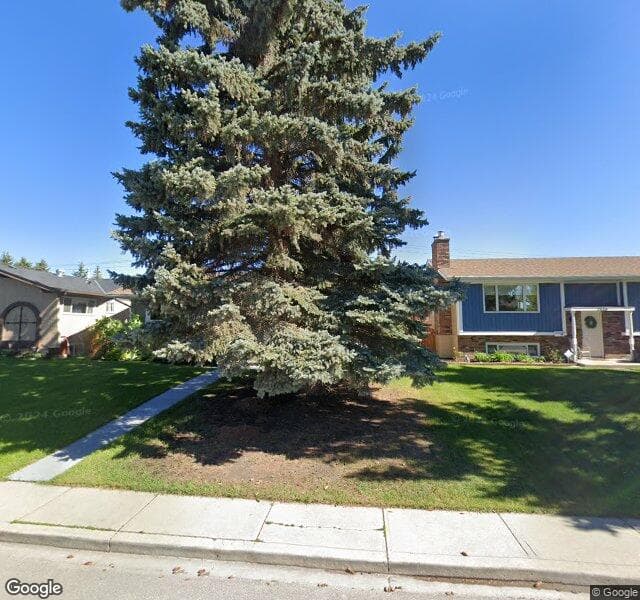 Street view of 2540 106 Avenue SW, Calgary