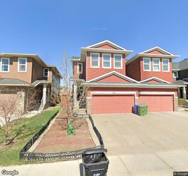 Street view of 144 Evansglen Close NW, Calgary