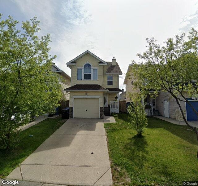 Street view of 244 Coral Springs Mews NE, Calgary