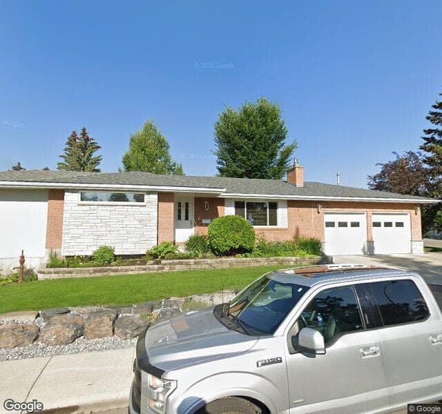 Street view of 124 Brazeau Crescent SW, Calgary