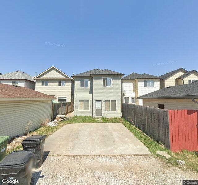 Street view of 196 Saddlecrest Place NE, Calgary