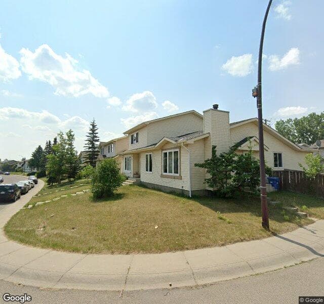 Street view of 87 Castlebrook Way NE, Calgary