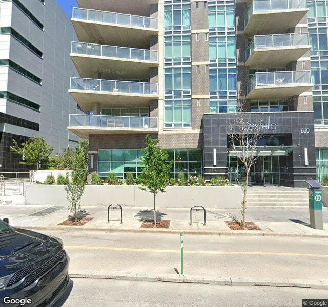 Street view of 1702-530 12 Avenue SW, Calgary