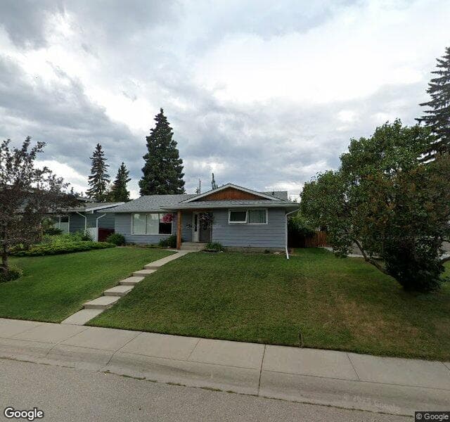 Street view of 1123 Lake Wapta Road SE, Calgary
