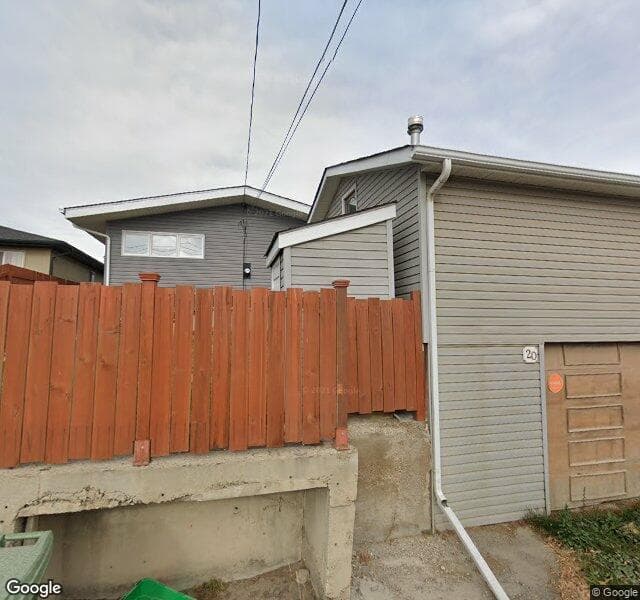 Street view of 20 Glacier Drive SW, Calgary