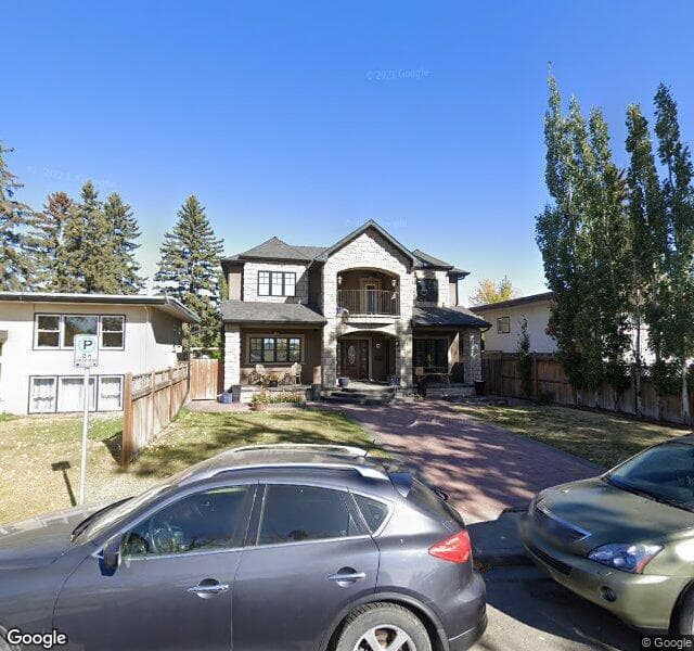 Street view of 1840 Westmount Boulevard NW, Calgary