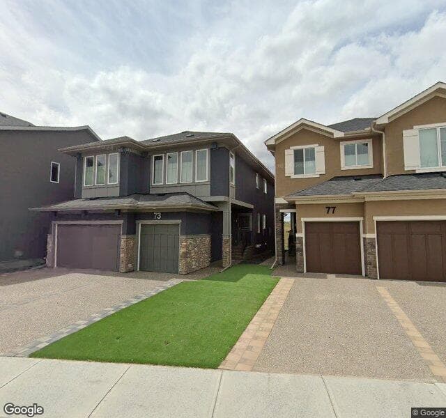 Street view of 73 Rockyvale Green NW, Calgary