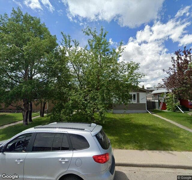Street view of 3327 38 Street SW, Calgary
