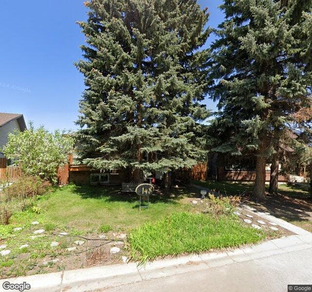 Street view of 148 Berwick Drive NW, Calgary