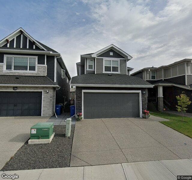 Street view of 130 W Grove Point SW, Calgary