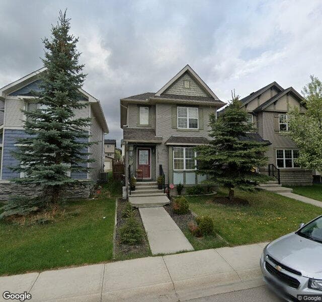 Street view of 130 Silverado Saddle Crescent SW, Calgary