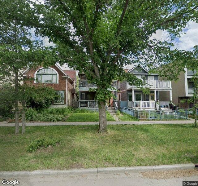 Street view of 1204 Memorial Drive NW, Calgary