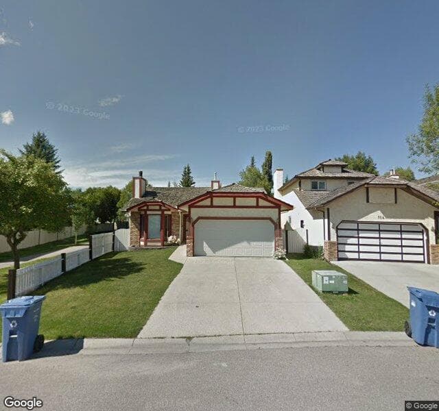 Street view of 118 Wood Valley Drive SW, Calgary