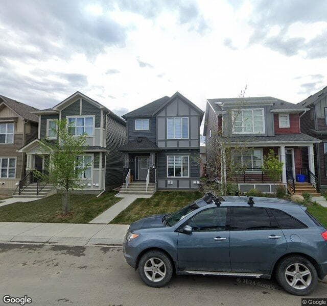 Street view of 112 Savanna Passage NE, Calgary