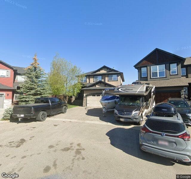 Street view of 22 Hidden Creek Manor NW, Calgary
