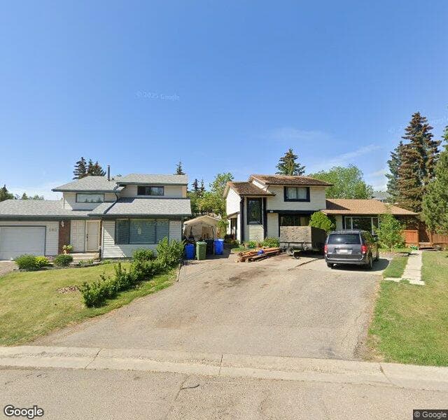 Street view of 1105 Ranchview Road NW, Calgary