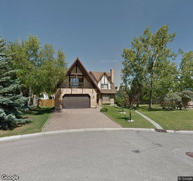 Street view of 138 Wood Willow Close SW, Calgary