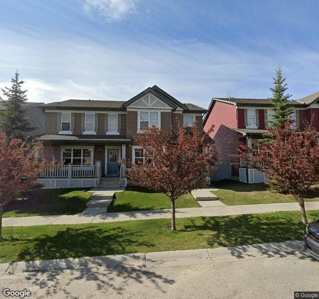 Street view of 1074 Panatella Boulevard NW, Calgary