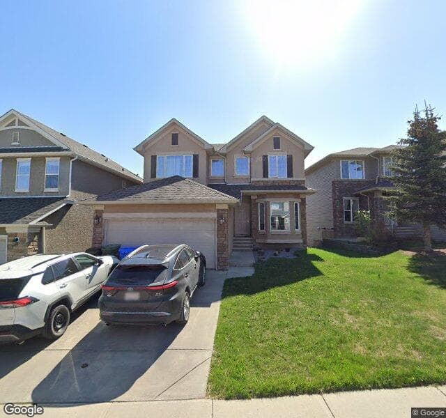 Street view of 136 Panatella Manor NW, Calgary