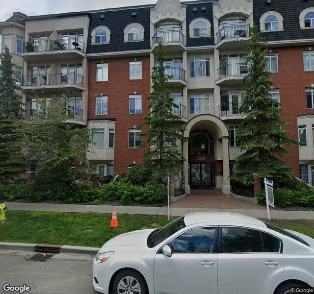 Street view of 509-923 15 Avenue SW, Calgary