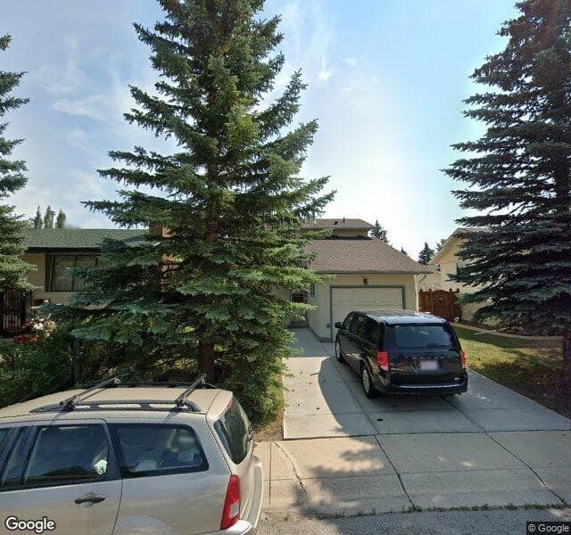 Street view of 127 Bracewood Way SW, Calgary