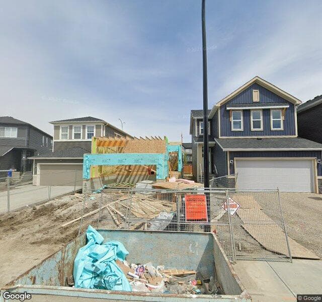 Street view of 142 Creekstone Path SW, Calgary