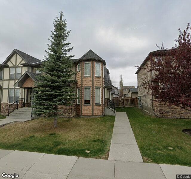 Street view of 152 Everridge Common SW, Calgary