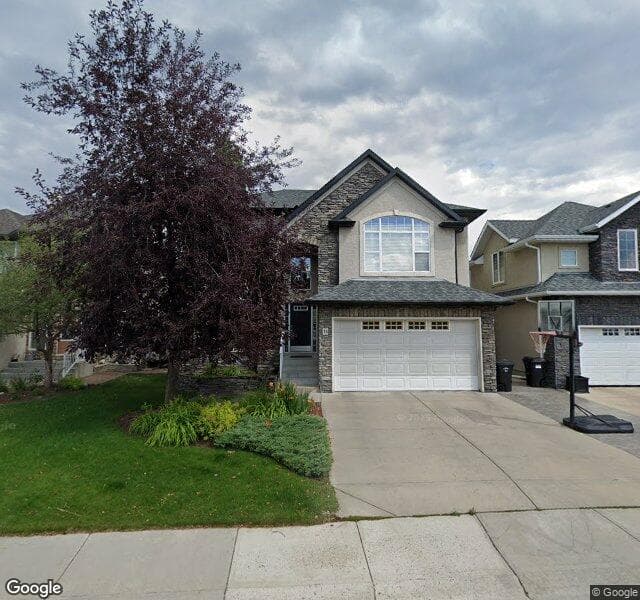 Street view of 38 Strathlea Grove SW, Calgary