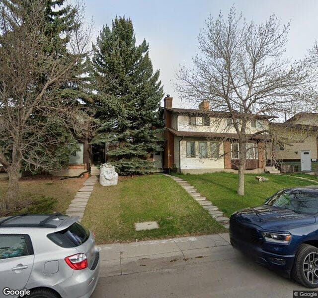 Street view of 136 Templehill Drive NE, Calgary