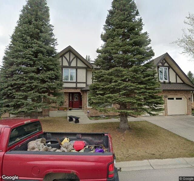 Street view of 1025 Shawnee Drive SW, Calgary