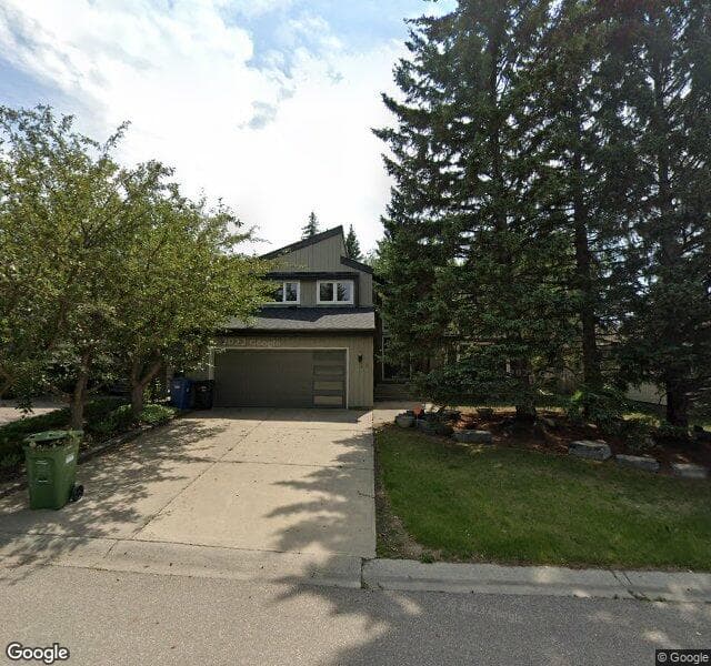 Street view of 128 Pump Hill Green SW, Calgary
