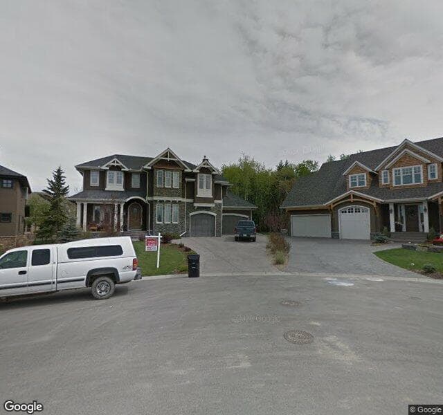 Street view of 20 Spring Valley Mews SW, Calgary