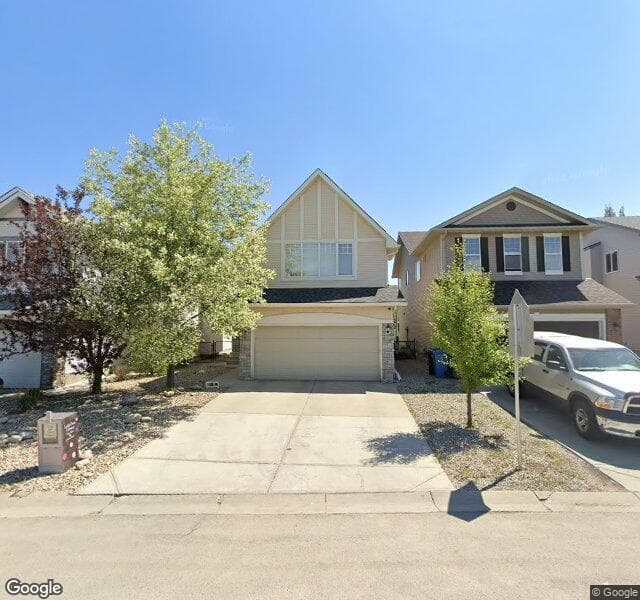 Street view of 139 Cougarstone Square SW, Calgary
