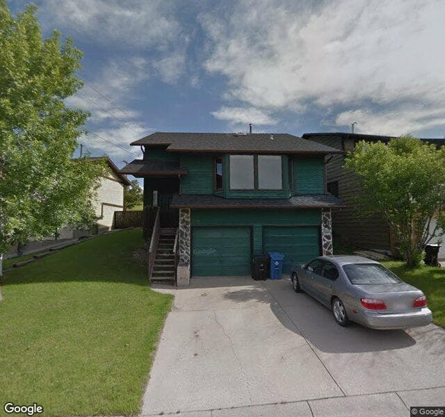 Street view of 136 Hawkfield Crescent NW, Calgary