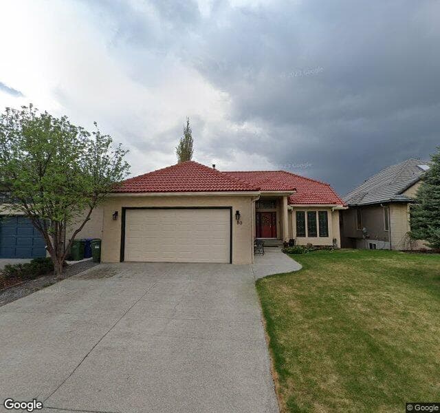 Street view of 80 Hawkmount Heights NW, Calgary